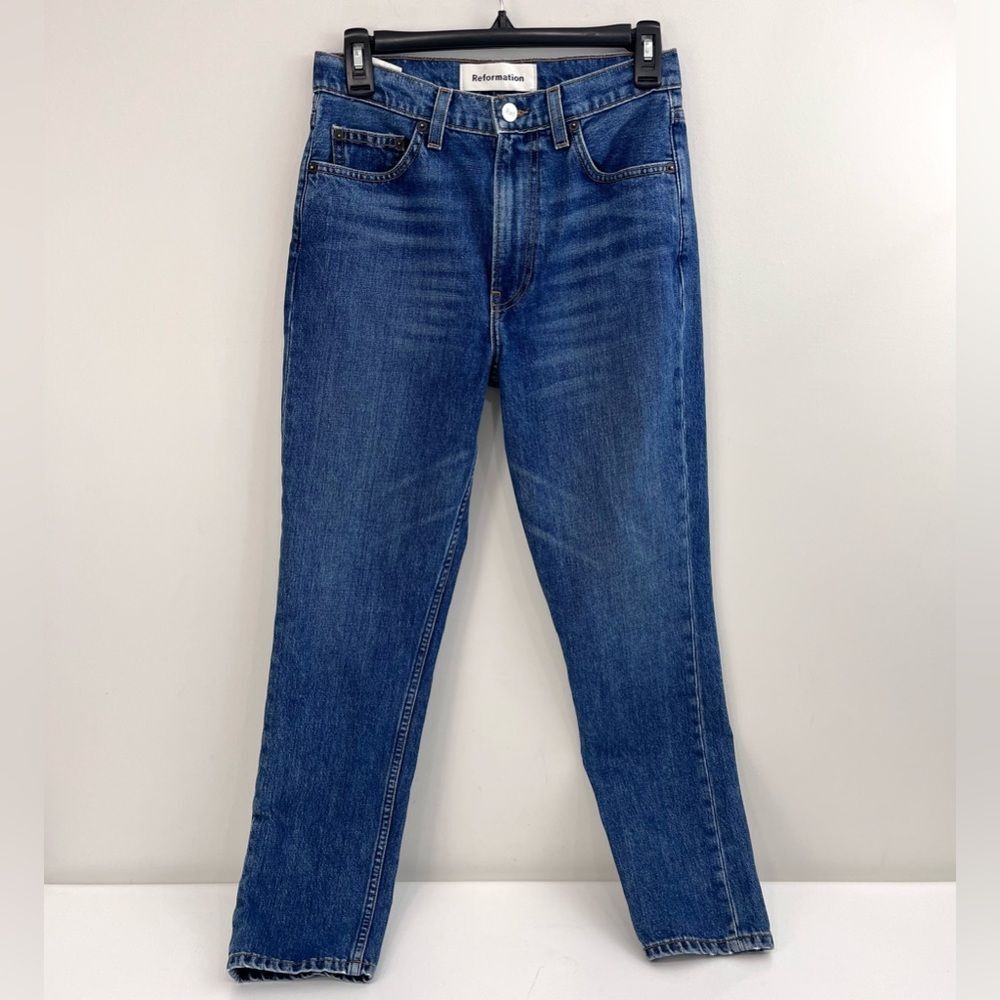 Reformation Julia High Cigarette Jeans Size 26 - Picture 3 of 8